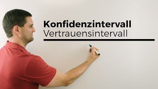 Konfidenzintervall Schätzen Vertrauensintervall Statistik Mathe by Daniel Jung [upl. by Hulda]