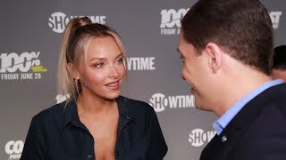 Camille Kostek talks Awards appearance on NHL Celebrity Wrap [upl. by Studley172]