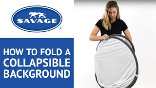 How to Fold a Collapsible Background [upl. by Ardnosac225]