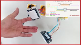 COMMENT BRANCHER INTERRUPTEUR VA ET VIENT OU TELERUPTEUR  SCHEMAS ELECTRIQUES [upl. by Xela121]