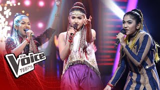 Every Madhuvy Vaithialingam Performance  The Voice Teens Sri lanka 2020 [upl. by Nilats]