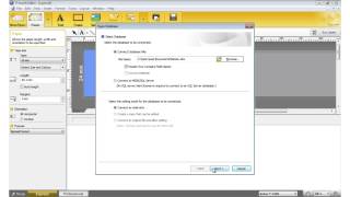 PTouch  How To  Printing from a Database  EN [upl. by Eniloj927]