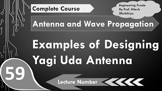 Examples and Designing of Yagi Uda Antenna in Antenna and Wave Propagation by Engineering Funda [upl. by Rycca824]