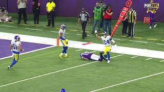 Adam Thielen HEATED after injury vs Rams [upl. by Hadleigh]