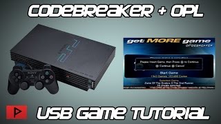 How To Use Codebreaker10 With OPL PS2 USB Games Tutorial English [upl. by Helaine]