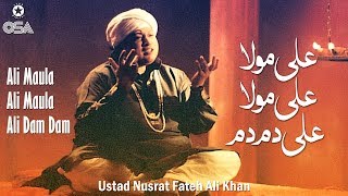 Ali Maula Ali Maula Ali Dam Dam  Ustad Nusrat Fateh Ali Khan  official version  OSA Islamic [upl. by Trebo25]