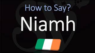 How to Pronounce Niamh CORRECTLY Irish Names Pronunciation [upl. by Erreipnaej]