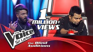 Prakash K  Unnai Kaanadhu Naan  Blind Auditions  The Voice Sri Lanka [upl. by Anailil]