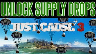 Just Cause 3 TIPS Unlock Rebel Supply Drops amp How To Use Them  Beginner Guide [upl. by Nner]