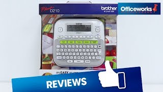 Brother Ptouch Label Maker PTD210 Overview [upl. by Oht]