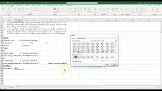 Queuing Theory on Excel MMk model [upl. by Krause463]