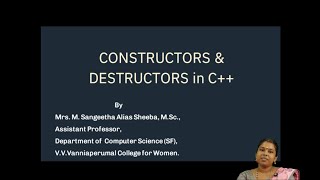 Constructors amp Destructors in C [upl. by Jerri]