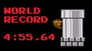 Super Mario Bros Any Speedrun in 455646 Former World Record [upl. by Callahan]