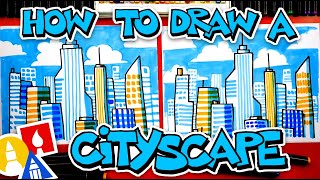 How To Draw A Cityscape [upl. by Lynnworth]