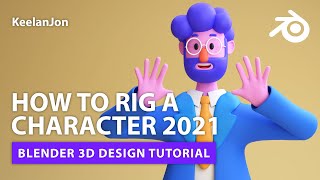 Blender 29  Character Rigging Tutorial  How to Rig a Character [upl. by Samtsirhc]