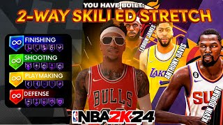 93 MID  91 3PT  90 REBOUND quot2WAY SKILLED STRETCHquot CAN DO EVERYTHING BEST BIGMAN BUILD IN NBA2K24 [upl. by Harriette]