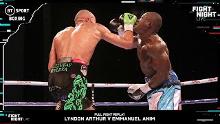 Crowning The King 👑 Lyndon Arthur v Emmanuel Anim Full Fight  Commonwealth LightHeavyweight Title [upl. by Ahsilahs]