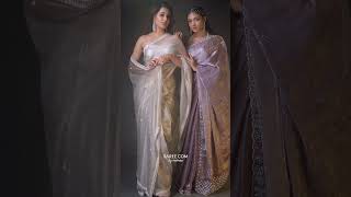 Beautiful Organza Sarees For Summer Weddings amp Parties [upl. by Fai]