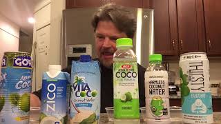 Coconut Water Taste Test amp Food Review [upl. by Karina426]