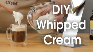 DIY whipped cream in 60 seconds [upl. by Assirahc]