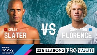 Kelly Slater vs John John Florence  Billabong Pro Tahiti 2016 Final [upl. by Ettelracs]