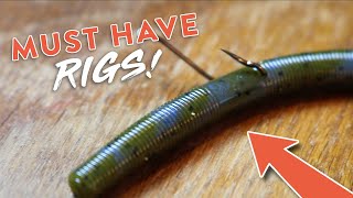 Bass Fishing 101 5 Bass Fishing Rigs You NEED to KNOW [upl. by Naujaj807]