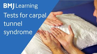 Tests for carpal tunnel syndrome  BMJ Learning [upl. by Damalus]