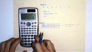 Finding Mean Standard Deviation using Calculator [upl. by Yurt]