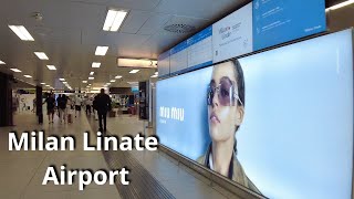 Milan Linate Airport virtual tour [upl. by Aicile]