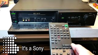 Sony SLV575 VCR mint in the box [upl. by Sartin]