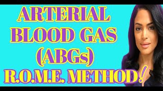 ABGs Arterial Blood Gas Interpretation with ROME Method for Nursing Students [upl. by Esac]