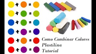 Como combinar colores con plastilina [upl. by Cordova359]