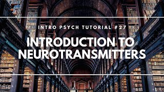 Introduction to Neurotransmitters Intro Psych Tutorial 27 [upl. by Aizat]