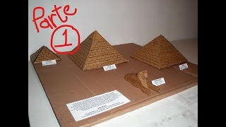 Piramides de Egipto 1 maqueta [upl. by Ahsekyt]