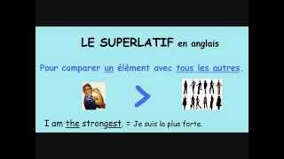 Le superlatif en anglais [upl. by Otha889]