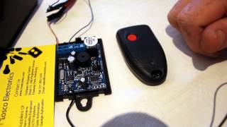 How To Program A Sherlotronics 1 Channel Receiver and Remote [upl. by Kathe]