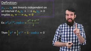 Linear Independence of Functions amp The Wronskian [upl. by Camilo]