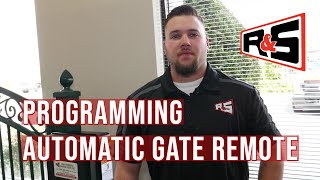 Programming Automatic Gate Remote [upl. by Faires]