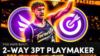 New Best Build in NBA 2K22 NextGen • New 2Way 3PT Playmaker Build  Best Finishing Badges amp Setup [upl. by Noillid]