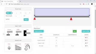 Beam Calculator  Free Version Demo  Optimal Beam [upl. by Drescher]