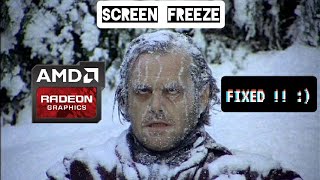 AMD Radeon Software Causing Screen Freezing Problem  FIXED [upl. by Arakahs]