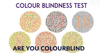 Color blindness test test for color blindishihara testSatyendra Mishra [upl. by Ecnahc]