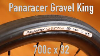 Panaracer Gravel King 700 x 32C Slick Tubeless Tire Overview [upl. by Langbehn]