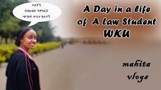 A Day in a Life of Law school student  Ethiopian campus life [upl. by Zannini]