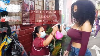 Martha ♥ Pangol amp Nathalia Market Limpia Feria Libre Cuenca Spiritual Cleansing Massage ASMR [upl. by Devol]