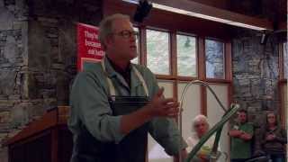 Joel Salatin Processes Chickens  MOTHER EARTH NEWS FAIR [upl. by Claire604]