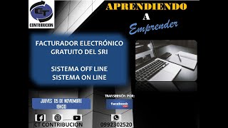 FACTURADOR ELECTRONICO GRATUITO DEL SRI [upl. by Ahsotan146]