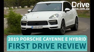 2019 Porsche Cayenne E Hybrid First Drive Review  Drivecomau [upl. by Helsa]