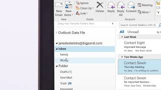 How to organise your emails in Outlook [upl. by Adis]