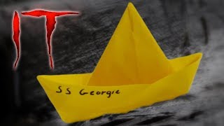 SS Georgie BARCO de PAPEL IMPERMEABLE de IT  Te Digo Cómo [upl. by Aran]